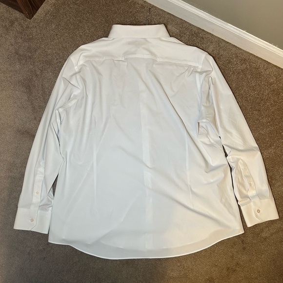 Mizzen & Main Leeward Classic Fit Men's White Dress Shirt XXL - Picture 2 of 5